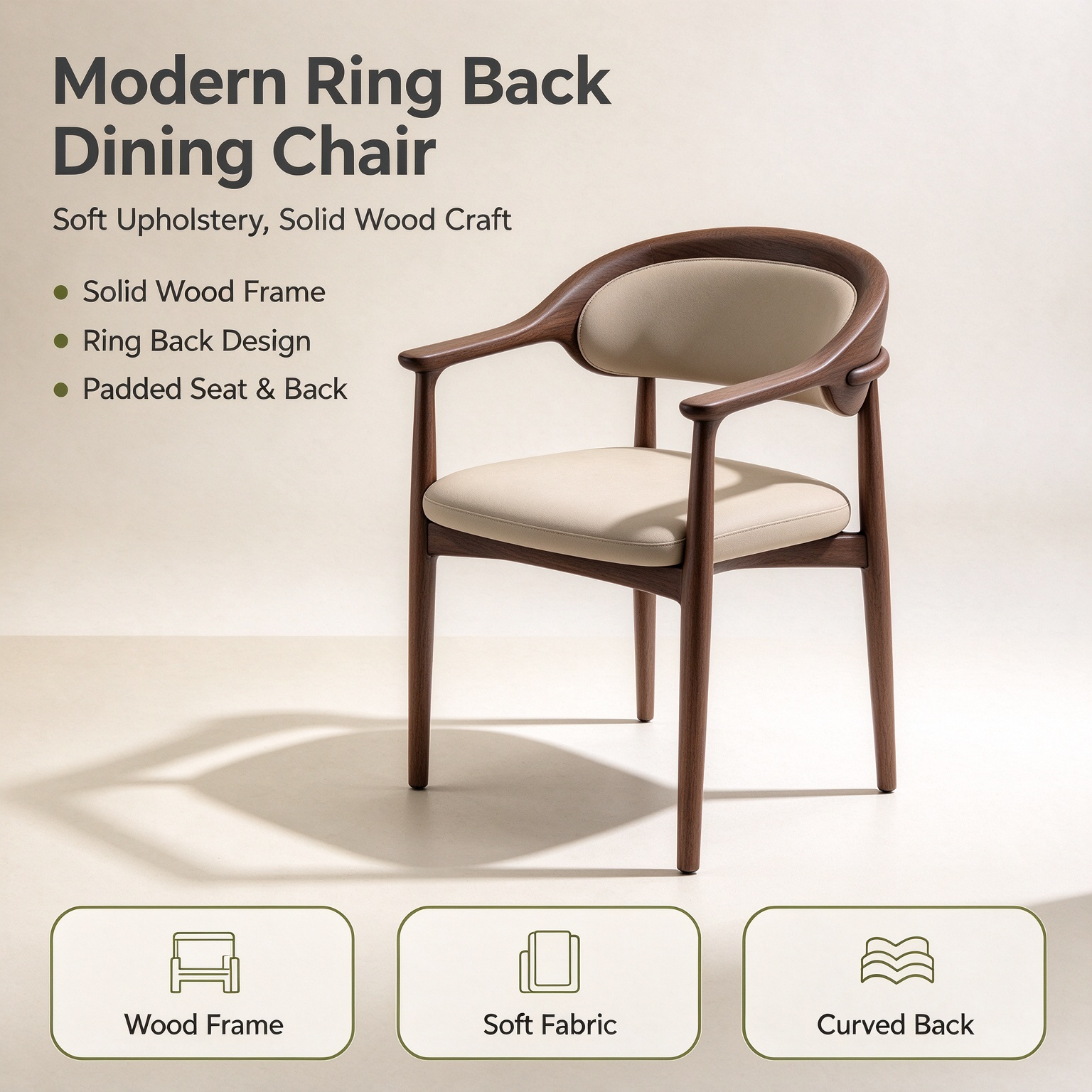 Furniture Distributor Wholesale Package: Modern Dining Chair Set, Suitable for Overseas Distributors